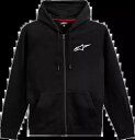 アルパインスターズ エイジレス チェスト ジップ パーカー L ブラック/ホワイト 1212-536001020L Alpinestars Ageless Chest Zip Hoodie Large Black/White 1212-536001020L