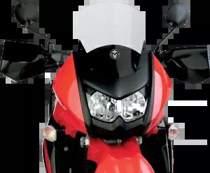 Moose Racing Adventure ウィンドスクリーン +4 インチ。 - シルクスクリーン付きクリア 2312-0205 Moo..