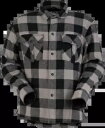 Z1R 3040-2548 ザ デューク フランネル シャツ X-Large ブラック グレー Z1R 3040-2548 The Duke Flannel Shirt X-Large Black Gray