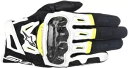 アルパインスターズ SMX-2 エア カーボン V2 レザー グローブ Md ブラック/ホワイト/イエロー フルオ Alpinestars SMX-2 Air Carbon V2 Leather Glove Md Black/White/Yellow Fluo(2)