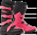 Thor S9 ウィメンズ ブリッツ XP ブーツ サイズ 7 ブラック ピンク Thor S9 Women's Blitz XP Boots Size 7 B...