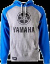 Factory Effex ヤマハ アイコン プルオーバー パーカー L グレー/ロイヤル ブルー 2488204 Factory Effex Yamaha Icon Pullover Hoodie Large Gray/Royal Blue 2488204