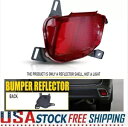 レッドバンパーリフレクターケースセット トヨタ 2014-19 ハイランダー 右後部乗客用 Red Bumper Reflector Case Set For Toyota 2014-19 Highlander Right Rear Passenger