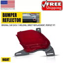 2017-19 トヨタ ハイランダー SE リアリフレクターバンパーセット右助手席側 For 2017-19 Toyota Highlander SE Rear Reflector Bumper Set Right Passenger Side