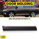 2011 2012-2013 トヨタ ハイランダー ABS ドア外側ボディ成形サイドトリム LH For 2011 2012-2013 Toyota Highlander ABS door outside body molding side trim LH