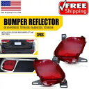 左 + 右リアバンパーライトランプリフレクターケース 17-19 ハイランダートヨタ SE Left+Right Rear Bumper Light Lamp Reflector For Case 17-19 Highlander Toyota SE