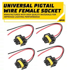 ƹ H11 H8 ߥåϡͥ򴹽åȥԥơ US Local-ship H11 H8 Wiring Ceramic Harness Replacement Repair Socket Pigtail
