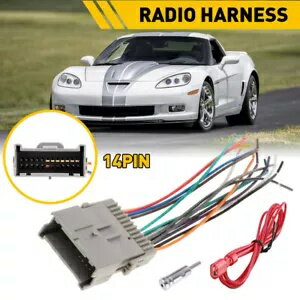 カーラジオステレオワイヤーハーネスダッシュキットアンテナアダプターハマーキャデラックシボレー用 Car Radio Stereo Wire Harness Dash Kit Antenna Adapter For Hummer Cadillac Chevy