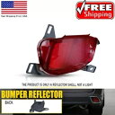 右 + 助手席リアバンパーライトリフレクターケース 17-19 トヨタ SE ハイランダー用 Right+Passenger Rear Bumper Light Reflector Case 17-19 For Toyota SE Highlander