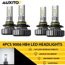 AUXITO 9006 HB4 LED ヘッドライトキット 6500K 電球ロービームホワイト超高輝度 300% AUXITO 9006 HB4 LED Headlights Kit 6500K Bulbs Low Beam White Super Bright 300%(2)