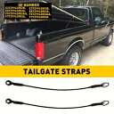 ペアテールゲートテールゲートケーブル 1983-1996 フォードトラック F150 F250 F350 用 Pair Tailgate Tail Gate Cables For 1983-1996 Ford Truck F150 F250 F350