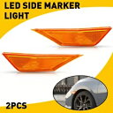 2X 2016-2021 ホンダ シビック スモーク フロントバンパー サイド マーカー ライト LED 電球付き 2X For 2016-2021 Honda Civic Smoke Front Bumper Side Marker Lights w/ led bulbs(2)
