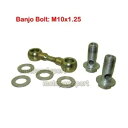 10 ミリメートルエンジンオイル冷却パイプラインジャンパーバンジョーセット M10x1.25 YX 140cc エンジン用 10mm Engine Oil Cooling Pipe Line Jumper Banjo Set M10x1.25 For YX 140cc Engine