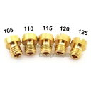 大型ラウンドキャブ Carby メインジェット Mikuni キャブレター #105 #110 #115 #120 #125 Large Round Carb ...