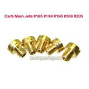 大型ラウンド炭水化物メインジェット Miuni N100/604 キャブレター #185 190 195 200 205 Large Round Carb Ma...