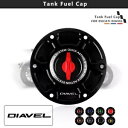 モーターキーレスタンクキャップレーシングガス燃料カバー DUCATI DIAVEL 1260 S 19-20用 Motor Keyless Tank Caps Racing Gas Fuel Cover for DUCATI DIAVEL 1260 S 19-20