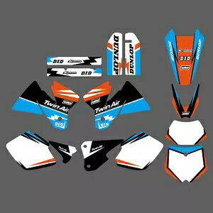 チームグラフィック背景デカールキット KTM 125 200 250 300 380 EXC 1998-2000用 Team Graphics Backgrounds Decals Kit For KTM 125 200 250 300 380 EXC 1998-2000