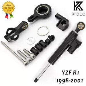 ヤマハ YZF R1 1998-2001 調整 CNC ステアリングダンパー & 取付ブラケットキット For Yamaha YZF R1 1..