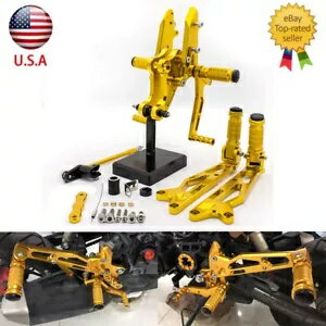 ホンダ MSX125 Grom 2016 2017 2018 2019 2020 ゴールドリアセットフットペグリアセット米国 For Honda..