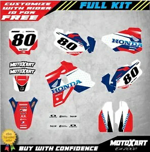 楽天カスタムパーツ WORLD倉庫カスタムデカールキットホンダ CR 80 1996 - 2002 ボルトスタイルステッカーキットグラフィックス Custom decal Kit for HONDA CR 80 1996 - 2002 VOLT Style sticker kit graphics