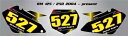 スズキ RM 125 & 250 04-現在用カスタムナンバープレート Custom Number Plates for Suzuki RM 125 & 250...