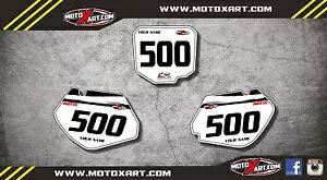 カスタムナンバープレートグラフィックホンダ CR 250 1997 - 1999 有刺鉄線スタイルステッカー Custom ..