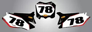 ホンダ CRF 250 2010 - 2013 カスタムナンバープレート有刺鉄線スタイルグラフィック/ステッカー Honda..