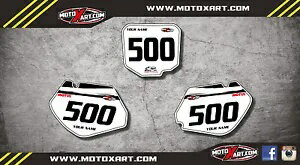 カスタムナンバープレートグラフィックホンダ CR 125 1998 - 1999 有刺鉄線スタイルステッカー Custom ..