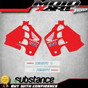 レトロなスタイルのタンクグラフィックスホンダ CR 125 1989 1990 ステッカー/デカール Retro Style Tank graphics for Honda CR 125 1989 1990 stickers / decals
