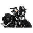 PUIG ウィンドシールド アナーキー ハーレー D. スポーツスター フォーティエイト XL1200X 15-20 ブラック PUIG WINDSHIELD ANARCHY HARLEY D. SPORTSTER FORTY-EIGHT XL1200X 15-20 BLACK
