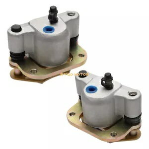եȥ֥졼ѡ ѥåդ ݥꥹ ȥ쥤ܥ 250 300 350L 2x2 4x4 1990-98 Front Brake Calipers w/Pads for Polaris Trail Boss 250 300 350L 2x2 4x4 1990-98