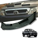 フロントレザーマスクボンネットバグガードカバートヨタハイラックス VIGO MK6 2005-2011 FRONT LEATHER MASK BONNET BUG GUARD COVER FOR TOYOTA HILUX VIGO MK6 2005-2011