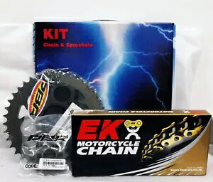 PBR/EK チェーン & 歯車キット 520 ピッチ ドゥカティ モンスター 1100 2009 - 2010- PBR / EK CHAIN & TEETH WHEELS KIT 520 PITCH FOR DUCATI MONSTER 1100 2009 - 2010-