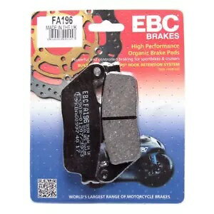 EBC FA196 オーガニック ブレーキパッド ホンダ CB 500 X 16-16用 EBC FA196 Organic Brake Pads for Honda CB 500 X 16-16