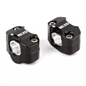 Rezo ߥ˥ ϥɥС 饤 ֥å  DL 1000 V-Strom 13-19 Rezo Aluminium Handlebar Risers Black for Suzuki DL 1000 V-Strom 13-19