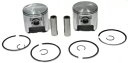 Moto-Ski Futura & Nuvik 340、1975-1979、ピストン上 .010 - ペア Moto-Ski Futura & Nuvik 340, 1975-1979, .010 over Pistons - Pair(2)