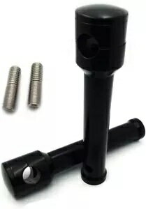 DNA Paughco スプリンガー ハンドルバー ライザー用ブラック ラウンド 8