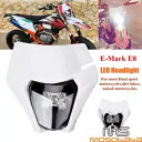 ユニバーサルバイク LED ヘッドライトフェアリング EXC TPI 6 日間 EXC-F FREERIDE 250F TX Universal Bike LED Headlight Fairing For EXC TPI SIX DAYS EXC-F FREERIDE 250F TX