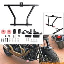 乗客ペグクラッシュバーエンジンガードハーレーファットボブ 114 FXFBS 2018-2023 Passenger Peg Crash Bar Engine Guard For Harley Fat Bob 114 FXFBS 2018-2023(2)