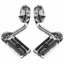 ユニバーサル ハイウェイ フットペグ フットレスト セット ハーレーダビッドソン FLHTCU 97-97用 Universal Highway Footpegs Footrest Set for Harley-Davidson FLHTCU 97-97(2)