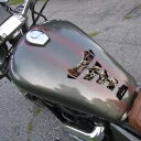タンクパッド燃料タンクステッカーガードケーススカルオートバイハーレースポーツスター用 Tank Pad Fuel Tank Sticker Guard Case...