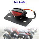 リアブレーキテールライト防水信号ライセンスブラック 12V ダートバイク TP Rear Brake Tail Light Waterproof Signal License Black 12V For Dirt Bike TP(2)