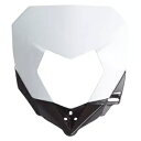 Polisport ヘッドライトマスクカバー ホワイト SHERCO 125 250 300 450 500用 Polisport Headlight Mask Cover White For SHERCO 125 250 300 450 500