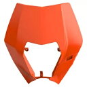 Polisport ヘッドライトマスクカバー オレンジ KTM XC-W XC-F XCF-W用 Polisport Headlight Mask Cover Orange For KTM XC-W XC-F XCF-W