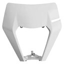 Polisport ヘッドライトマスクカバー ホワイト KTM 150 250 300 350 450 500 XC-W EXC-F用 Polisport Headlight Mask Cover White For KTM 150 250 300 350 450 500 XC-W EXC-F