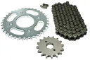 ホンダ CM400E、1980-1981、チェーンと 16/35 スプロケットセット - CM 400E、400 Honda CM400E, 1980-1981, Chain and 16/35 Sprocket Set - CM 400E, 400(2)