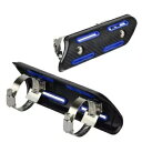ユニバーサルオートバイの排気マフラーパイプヒートシールドカバーガードカフェレーサーATV Universal Motorcycle Exhaust Muffle...