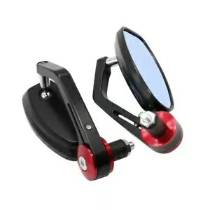 ユニバーサル 7/8 "ハンドルバーエンドリアバックミラーサイドミラーホンダヤマハスズキ用 Universal 7..