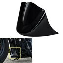 フロントチンボトムスポイラーマッドガードエアダムフェアリングカバーハーレーダイナ06-17用 Front Chin Bottom Spoiler Mudguard Air Dam Fairing Cover For Harley Dyna 06-17