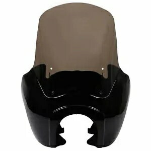 フロントフェアリング 15インチ スモークフロントガラス ハーレーダビッドソン FXD スーパーグライド 06-06用 Front Fairing 15